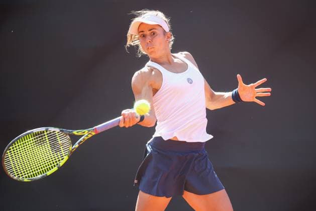 Julia Grabher during W75 Chiasso , Italian event in Chiasso, Italy, April 25 2025  Copyright: xRobertaxCorradin IPAxSportx xipa-agency.netx xx IPA_56910717 IPA_Agency_IPA56910717