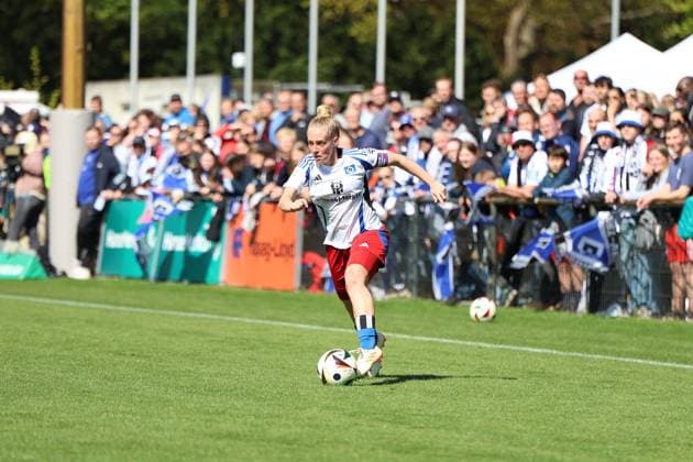 Fußball I Frauen I Saison 2024 2025 I 2. Bundesliga I 23. Spieltag I Hamburger SV - FC Ingolstadt 04 I 26.04.2025 Sarah-Vanessa Stöckmann (22, Hamburger SV) Hamburg Am Volksparkstadion Hamburg Deutschland Copyright: xLobeca VivianxPfaffx