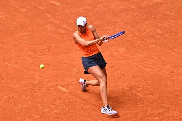 Mutua Madrid Open - Second Round Madison Keys (USA) during her second round match at the Mutua Madrid Open in Madrid , Spain, on April, 26, 2025. Photo by Corinne Dubreuil ABACAPRESS.COM Madrid Spain  Copyright: xDubreuilxCorinne ABACAx