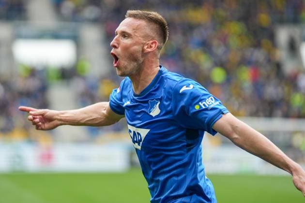 Fussball: Bundesliga, 31. Spieltag, TSG Hoffenheim - Borussia Dortmund am 26.04.2025 in Sinsheim (PreZero Arena), Deutschland, Saison 2024 2025 DFL REGULATIONS PROHIBIT ANY USE OF PHOTOGRAPHS AS IMAGE SEQUENCES AND OR QUASI VIDEO: Im Fokus Pavel Kaderabek (3, TSG). Sinsheim PreZero Arena Deutschland Copyright: xChristophxKinzingerx