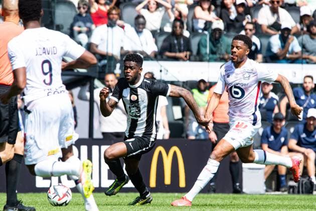 FOOTBALL : SCO Angers vs Lille OSC - Ligue 1 - JournÃ e 31 - 27 04 2025 Abdoulaye Bamba (ANGERS SCO) AngersFrance  Copyright: xBaptistexAutissierx