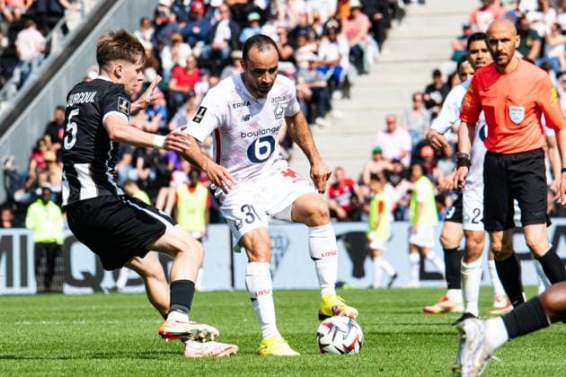 FOOTBALL : SCO Angers vs Lille OSC - Ligue 1 - JournÃ e 31 - 27 04 2025 Ismaily (Lille OSC) AngersFrance  Copyright: xBaptistexAutissierx