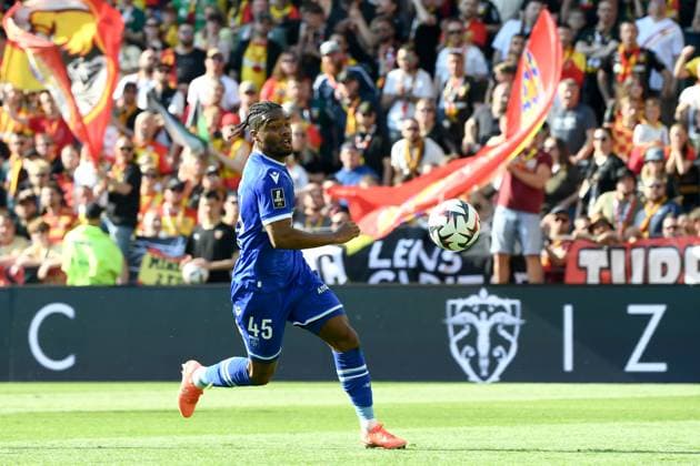 RC Lens v AJ Auxerre - Ligue 1 McDonalds 2024 2025 45 Ado ONAIWU (aja) during the Ligue 1 McDonalds match between Lens and Auxerre at Stade Bollaert-Delelis on April 27, 2025 in Lens, France. Lens France  Copyright: xFEPx 776313134