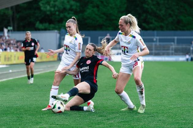 Cologne, Germany 27th April 2025: (Lara Prasnikar, 7) during the Google Pixel Frauen Bundesliga game between 1. FC Köln and Eintracht Frankfurt at Franz-Kremer Stadium in Cologne, Germany (Leonie Kiehl SPP) Copyright: xLeoniexKiehlx xSPPx spp-en-LeKiSp-_DSC2755-2