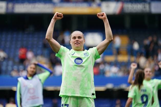Sport Themen der Woche KW17 Sport Bilder des Tages Ewa Pajor of Barcelona during the UEFA Women s Champions League match between Chelsea Women and Barcelona at Stamford Bridge, London, England on 27 April 2025.  Copyright: xCharliexCarterx PMI-6845-0175