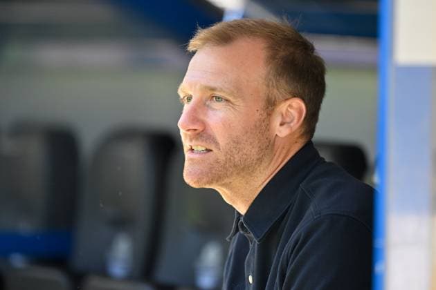 Paderborn, Home Deluxe Arena, 26.04.25, GER, Herren, 2.Bundesliga, Saison 2024-2025, SC Paderborn 07 - SV Elversberg Bild: Geschaeftsfuehrer BENJAMIN WEBER (Paderborn) DFL regulations prohibit any use of photographs as image sequences and or quasi-video. NRW Deutschland
