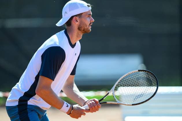 TENNIS - ATP, Tennis Herren DANUBE Upper Austria Open MAUTHAUSEN,AUSTRIA,29.APR.25 - TENNIS - ATP Challenger Tour, DANUBE Upper Austria Open. Image shows Jerome Kym (SUI).  GEPAxpictures xChristianxMoser
