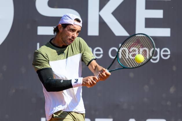 TENNIS - ATP, Tennis Herren DANUBE Upper Austria Open MAUTHAUSEN,AUSTRIA,29.APR.25 - TENNIS - ATP Challenger Tour, DANUBE Upper Austria Open. Image shows Thiago Agustin Tirante (ARG).  GEPAxpictures xChristianxMoser