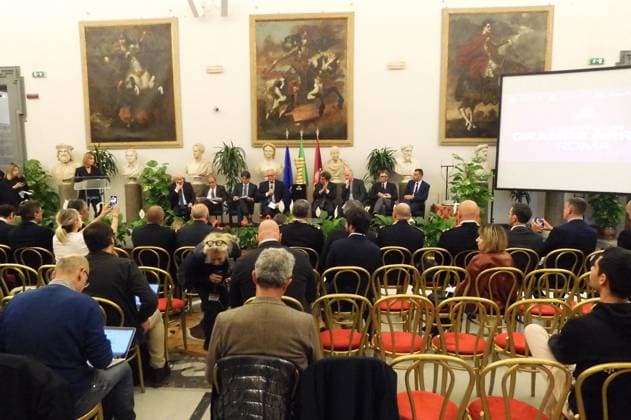 La conferenza stampa during Presentation Final Stage Arrival in Rome Giro d Italia, Giro d Italia race in Rome, Italy, April 29 2025  Copyright: xMassimoxLanducci IPAxSportx xipa-agency.netx xx IPA_57053497 IPA_Agency_IPA57053497