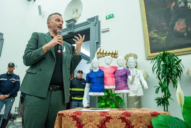 Daniele Fortuna, Presentazione dell™Arrivo del Giro d™Italia in Campidoglio, Roma, MartedÃ¬ 29 Aprile, 2025 (foto Valentina Stefanelli LaPresse) Daniele Fortuna, Presentation of the Giro d™Italia Arrival in Campidoglio, Rome, Tuesday 29 April 2025 (photo Valentina Stefanelli LaPresse)  Copyright: xValentinaxStefanelli LaPressex