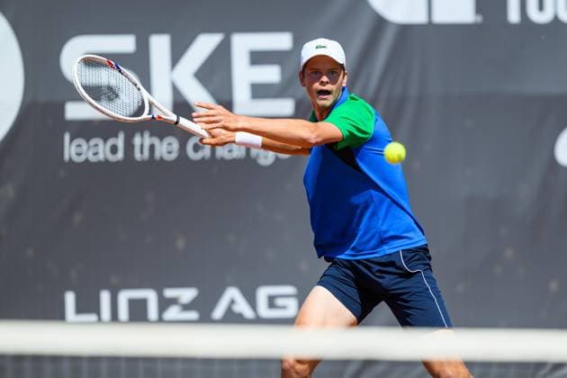 TENNIS - ATP, Tennis Herren DANUBE Upper Austria Open MAUTHAUSEN,AUSTRIA,29.APR.25 - TENNIS - ATP Challenger Tour, DANUBE Upper Austria Open. Image shows Alexander Blockx (BEL).  GEPAxpictures xChristianxMoser