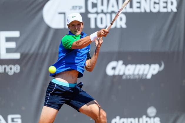 TENNIS - ATP, Tennis Herren DANUBE Upper Austria Open MAUTHAUSEN,AUSTRIA,29.APR.25 - TENNIS - ATP Challenger Tour, DANUBE Upper Austria Open. Image shows Alexander Blockx (BEL).  GEPAxpictures xChristianxMoser