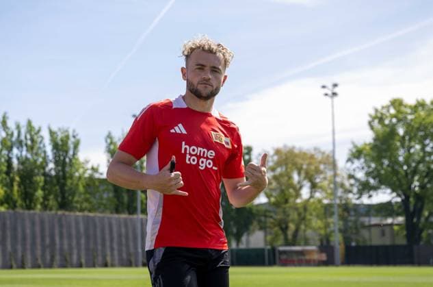 Fussball, Herren, Saison 2024 2025, 1. Bundesliga, 1. FC Union Berlin, Training, Benedict Hollerbach (1. FC Union), 29.04. 2025, Copyright: xMatthiasxKochx