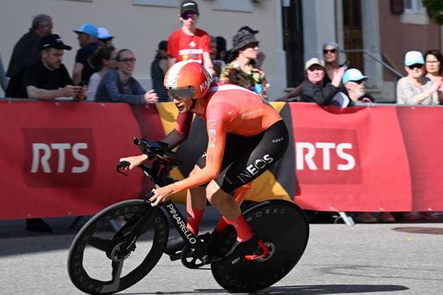 29-04-2025 Tour De Romandie; Tappa Prologo Saint Imier; 2025, Ineos Grenadiers; Watson, Samuel; Saint Imier; 