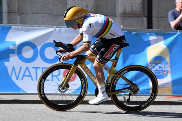 29-04-2025 Tour De Romandie; Tappa Prologo Saint Imier; 2025, Soudal - Quick Step; Evenepoel, Remco; Saint Imier; 