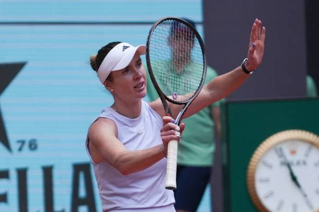 TENNIS - MUTUA MADRID OPEN 2025 Laurent Lairys MAXPPP - Elina Svitolina of Ukraine during the Mutua Madrid Open 2025, ATP, Tennis Herren Masters 1000 and WTA, Tennis Damen 1000, tennis tournament on 29 April 2025 at Caja Magica in Madrid, Spain - Photo Laurent Lairys MAXPPP Madrid Spain  Copyright: xMAXPPPxLaurentxLairysx LLR202504304797 LLR202504304797