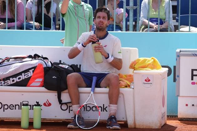TENNIS - MUTUA MADRID OPEN 2025 Laurent Lairys MAXPPP - Cameron Norrie of Grande-Bretagne during the Mutua Madrid Open 2025, ATP, Tennis Herren Masters 1000 and WTA, Tennis Damen 1000, tennis tournament on 29 April 2025 at Caja Magica in Madrid, Spain - Photo Laurent Lairys MAXPPP Madrid Spain  Copyright: xMAXPPPxLaurentxLairysx LLR202504304865 LLR202504304865