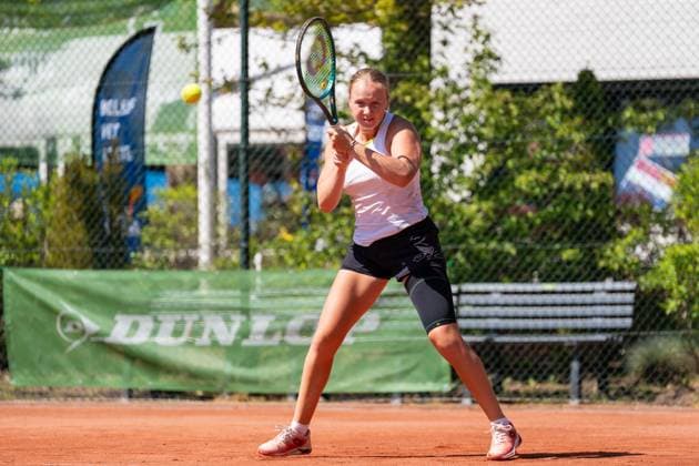 2025-04-29 ITF tournament Oegstgeest OEGSTGEEST, NETHERLANDS - APRIL 29: Britt du Pree of The Netherlands during the ITF tournament on April 29, 2025 in Oegstgeest, Netherlands Oegstgeest Oegstgeester Lawn Tennis Club Netherlands Content not available for redistribution in The Netherlands directly or indirectly through any third parties. Copyright: xMarleenxFouchierx