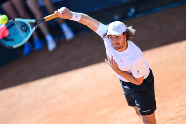 TENNIS - ATP, Tennis Herren DANUBE Upper Austria Open MAUTHAUSEN,AUSTRIA,30.APR.25 - TENNIS - ATP Challenger Tour, DANUBE Upper Austria Open. Image shows Marco Trungelliti (ARG).  GEPAxpictures xChristianxMoser