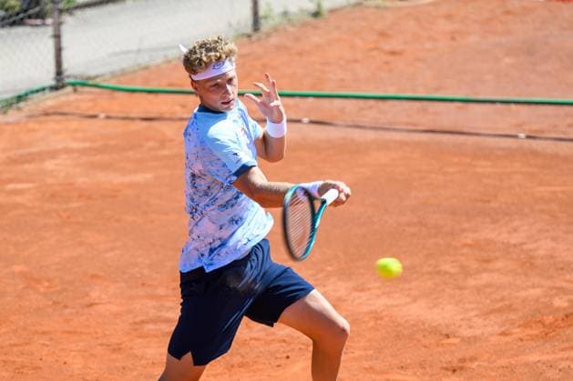 TENNIS - ATP, Tennis Herren DANUBE Upper Austria Open MAUTHAUSEN,AUSTRIA,30.APR.25 - TENNIS - ATP Challenger Tour, DANUBE Upper Austria Open. Image shows Martin Landaluce (ESP).  GEPAxpictures xChristianxMoser