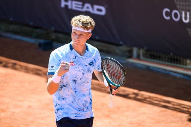 TENNIS - ATP, Tennis Herren DANUBE Upper Austria Open MAUTHAUSEN,AUSTRIA,30.APR.25 - TENNIS - ATP Challenger Tour, DANUBE Upper Austria Open. Image shows Martin Landaluce (ESP).  GEPAxpictures xChristianxMoser