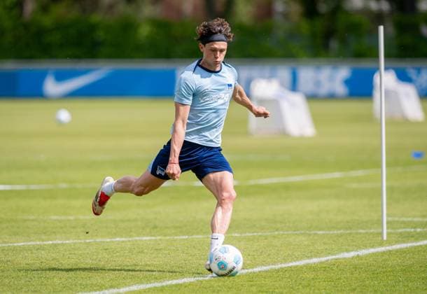 Fussball, Herren, Saison 2024 25, 2. Bundesliga, Hertha BSC, Training, Fabian Reese (Hertha BSC), 30.04. 2025,