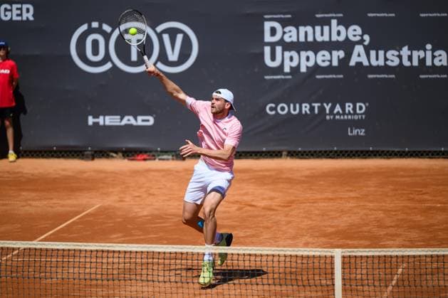 TENNIS - ATP, Tennis Herren DANUBE Upper Austria Open MAUTHAUSEN,AUSTRIA,30.APR.25 - TENNIS - ATP Challenger Tour, DANUBE Upper Austria Open. Image shows Nico Hipfl (AUT).  GEPAxpictures xChristianxMoser