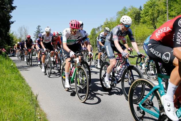 1.Etappe Muenchenstein - Fribourg Darren Rafferty IRL 30.04.2025 Hochwald SO, SCHWEIZ, Tour de Romandie 1.Etappe Muenchenstein - Fribourg Darren Rafferty IRL Team EF Education-Easypost