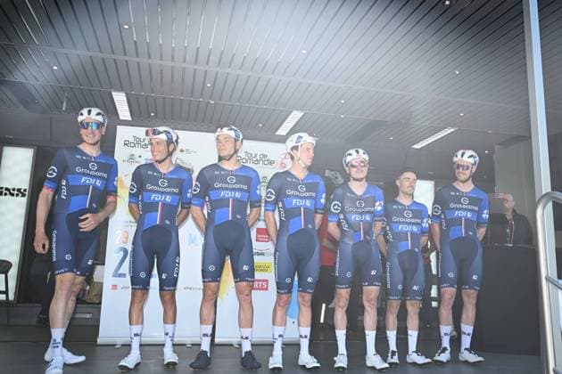 30-04-2025 Tour De Romandie; Tappa 01 Munchenstein - Fribourg; 2025, Groupama - Fdj; Munchenstein; 