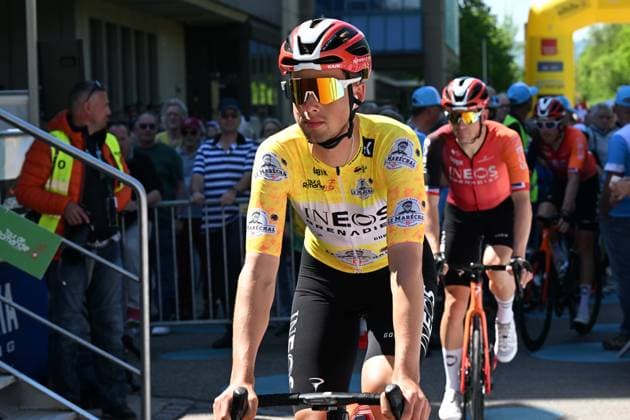 30-04-2025 Tour De Romandie; Tappa 01 Munchenstein - Fribourg; 2025, Ineos Grenadiers; Watson, Samuel; Munchenstein; 
