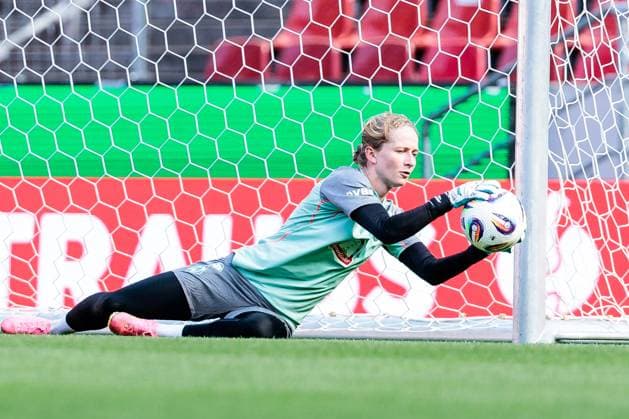 45. DFB-Pokal Finale der Frauen: FC Bayern München - SV Werder Bremen Abschlusstraining SV Werder Bremen; 30.04.2025 Sofja Nesterova (SV Werder Bremen, 26) mit Ball 45. DFB-Pokal Finale der Frauen: FC Bayern München - SV Werder Bremen Abschlusstraining SV Werder Bremen; Köln, RheinEnergiestadion, 30.04.2025 Copyright: xBEAUTIFULxSPORTS Wunderlx