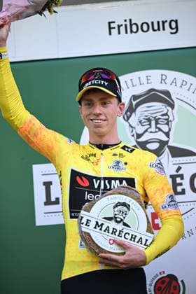 30-04-2025 Tour De Romandie; Tappa 01 Munchenstein - Fribourg; 2025, Visma - Lease A Bike; Brennan, Matthew; Fribourg; 