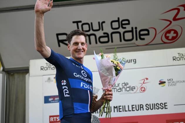 30-04-2025 Tour De Romandie; Tappa 01 Munchenstein - Fribourg; 2025, Groupama - Fdj; Kung, Stefan; Fribourg; 