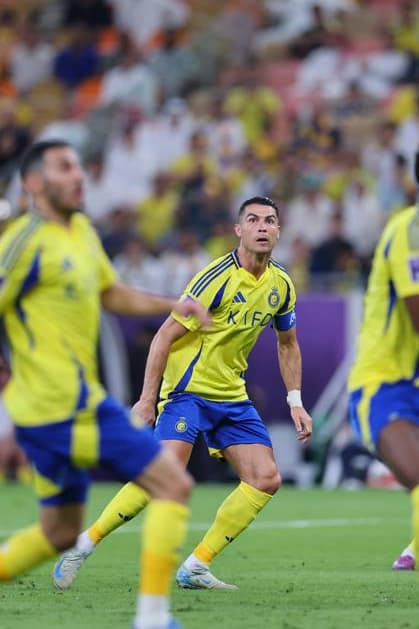 Al-Nassr FC vs Kawasaki Frontale - AFC Champions League Elite Semi Finals JEDDAH, SAUDI ARABIA - April 30: Cristiano Ronaldo of Team Al-Nassr FC during hte AFC Champions League Elite Semi Finals match between Al-Nassr FC and Kawasaki Frontale at King Abdullah Sports City Stadium on April 30, 2025 in Jeddah, Saudi Arabia. Jeddah Saudi Arabia Copyright: xAbdullahxAhmedx