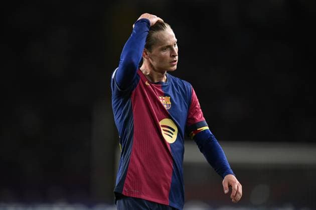 Barcellona 30 04 2025 - Champions League Barcellona-Inter foto Daniele Buffa Image nella foto: Frendkie de Jong 