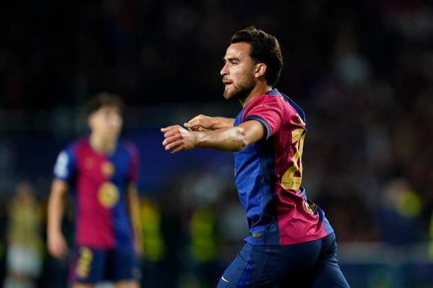 ESP: FC Barcelona, Barca Inter de Milan. UEFA Champions League match. Semi-Finals, firs leg Eric Garcia of FC Barcelona during the UEFA Champions League match, Semi-Finals, firs leg, between FC Barcelona and Inter de Milan played at Lluis Companys Stadium on April 30 2025 in Barcelona Spain. kpng Copyright: xSergioxRuizx xImagox PS_240430_BAR_INT_042