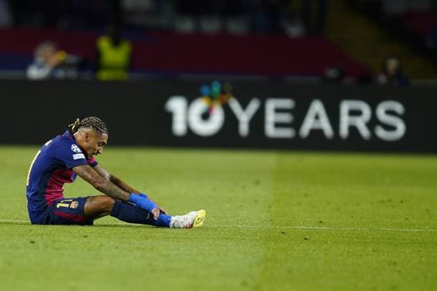 Barcelona, Spain, Season 2024 2025, UEFA Champions League, Semi-finals, first leg, FC Barcelona, Barca v FC Inter de Milan, Lluis Companys Stadium, 30 April 2025 Copyright: xBaguxBlancox xPressinphotox