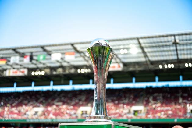Der DFB Frauen Pokal, GER, 45. DFB-Pokal Finale der Frauen, FC Bayern Muenchen vs. SV Werder Bremen, 01.05.2025. DFB REGULATIONS PROHIBIT ANY USE OF PHOTOGRAPHS as IMAGE SEQUENCES and or QUASI-VIDEO. GER, 45. DFB-Pokal Finale der Frauen, FC Bayern Muenchen vs. SV Werder Bremen, 01.05.2025. Köln Copyright: xEibner-Pressefoto FlorianxWiegandx EP_FWD