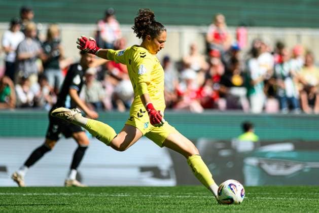 COLOGNE, GERMANY - 1 MAY, 2025: Livia Peng - The DFB-Pokal Frauen (Germany Women Cup) match FC Bayern Munich vs SV Werder Bremen at Rhein Energie Stadion.  Copyright: xx