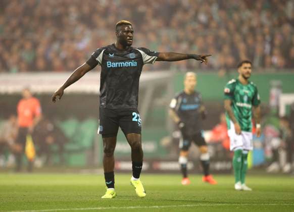 Foto : Victor BONIFACE (Leverkusen) Fussball 1. Bundesliga am Sa. 26.10.2024 Werder Bremen - Bayer 04 Leverkusen