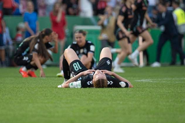 Cologne, Germany, May 01, 2025: Lina Hausicke (18 SV Werder Bremen Frauen) looks dejected during the DFB-Pokal final game between FC Bayern Munich and SV Werder Bremen at the RheinEnergieStadion in Cologne, Germany (Martin Pitsch SPP) Copyright: xMartinxPitschx xSPPx spp-en-MaPiSp-20250501_NIKON Z 6_SVWvFCB_DSC3656