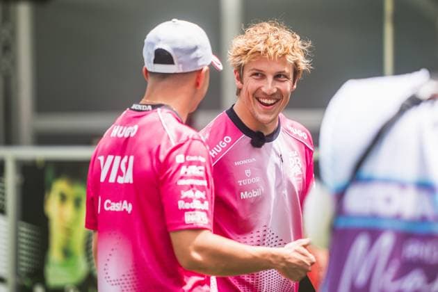 Liam Lawson (Visa Cash App Racing Bulls F1 Team, Neuseeland, 30) MIA, Formel 1 Weltmeisterschaft, Crypto.com Miami Grand Prix, Miami International Autodrome, Saison 2025, 01.05.2025 USA, Formel 1 Weltmeisterschaft, Crypto.com Miami Grand Prix, Miami International Autodrome, Saison 2025, 01.05.2025 Miami Copyright: xEibner-Pressefoto MaëvaxBurillox EP_MBO