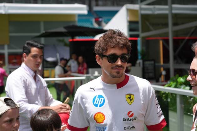Formula 1 Crypto.com Miami Grand Prix 2025 01.05.2025, Miami International Autodrome, Miami, Formula 1 Crypto.com Miami Grand Prix 2025 ,im Bild Charles Leclerc (MCO), Scuderia Ferrari HP