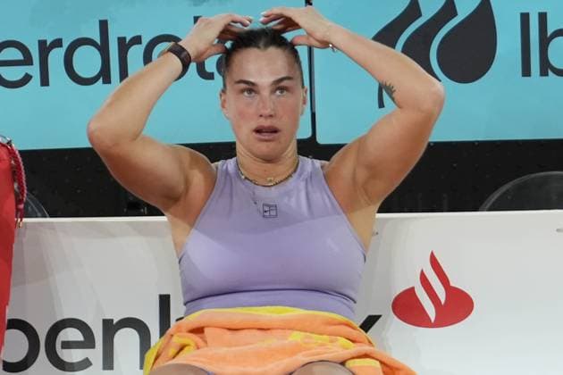 TENNIS - MUTUA MADRID OPEN 2025 Aryna Sabalenka of BiÃ lorussie during the Mutua Madrid Open 2025, ATP, Tennis Herren Masters 1000 and WTA, Tennis Damen 1000, tennis tournament on 01 May 2025 at Caja Magica in Madrid, Spain - Photo Laurent Lairys PSNEWZ MadridSpain  Copyright: xLaurentxLairysx