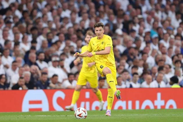 1st May 2025; Tottenham Hotspur Stadium, London, England; UEFA Europa League Semi Final First Leg Football, Tottenham Hotspur versus Bodo Glimt; Jostein Gundersen of Bodo Glimt  ActionPlus12780740 KatiexChan