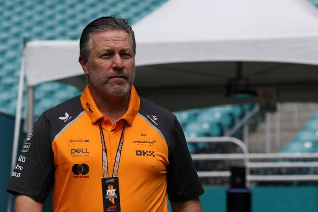 Zak Brown (USA) McLaren F1 Team C.E.O. (Photo by Philippe Nanchino Eurasia Images) Miami Miami International Autodrome Florida United States of America