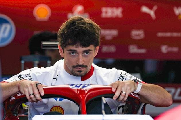16 Charles Leclerc (MCO) Scuderia Ferrari HP (ITA) SF25 Ferrari during the 2025 Formula One Miami Grand Prix, 6th round of the 2025 Formula 1 World Championship, WM, Weltmeisterschaft taking place from May 2 to 3, 2025 on Miami International Autodrome, in Miami (USA). (Photo by Philippe Nanchino Eurasia Images) Miami Miami International Autodrome Florida United States of America