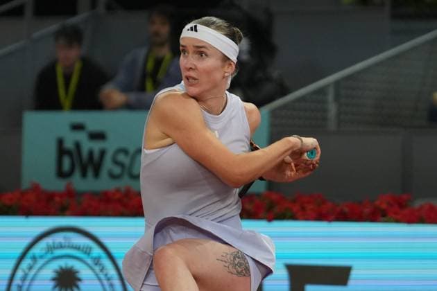 TENNIS - MUTUA MADRID OPEN 2025 Laurent Lairys MAXPPP - Elina Svitolina of Ukraine during the Mutua Madrid Open 2025, ATP, Tennis Herren Masters 1000 and WTA, Tennis Damen 1000, tennis tournament on 01 May 2025 at Caja Magica in Madrid, Spain - Photo Laurent Lairys MAXPPP Madrid Spain  Copyright: xMAXPPPxLaurentxLairysx LLR202505028845 LLR202505028845