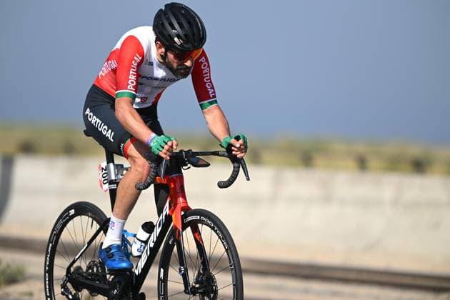 PINO Telmo pictured in action during the time trials at the UCI Para-Cycling Road World Cup event, Thursday 01 May 2025, in Oostende. The UCI Para-Cycling Road World Cup takes place from 01 to 04 May in Oostende and Brugge. LUCxCLAESSEN  x122423932x