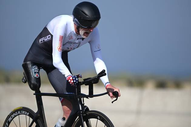 KEY Todd pictured in action during the time trials at the UCI Para-Cycling Road World Cup event, Thursday 01 May 2025, in Oostende. The UCI Para-Cycling Road World Cup takes place from 01 to 04 May in Oostende and Brugge. LUCxCLAESSEN  x122425069x